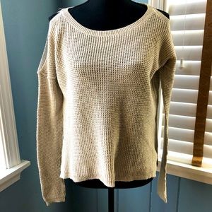 Hollister Sweater with Shoulder Cutouts